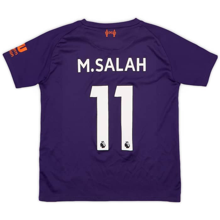 2018-19 Liverpool Away Shirt M.Salah #11 - 7/10 - (4-5 Years)