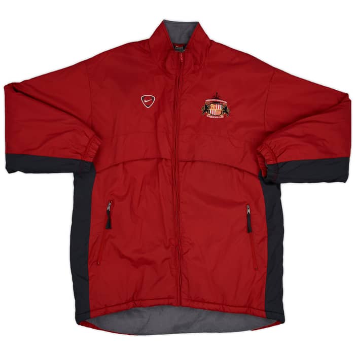 2000-02 Sunderland Nike Padded Bench Coat - 7/10 - (L)