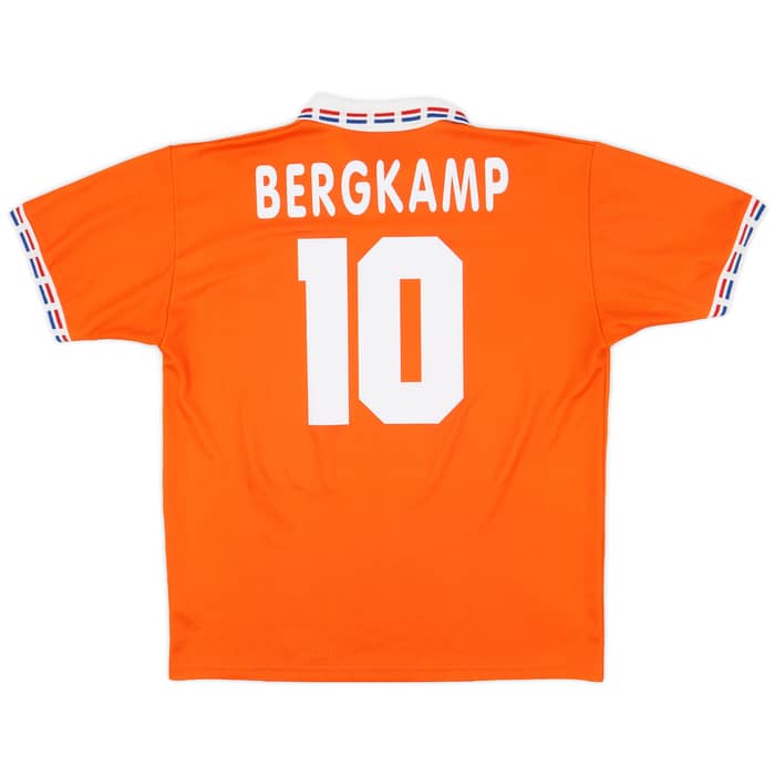 1996 Netherlands Home Shirt Bergkamp #10 - 8/10 - (XXL)