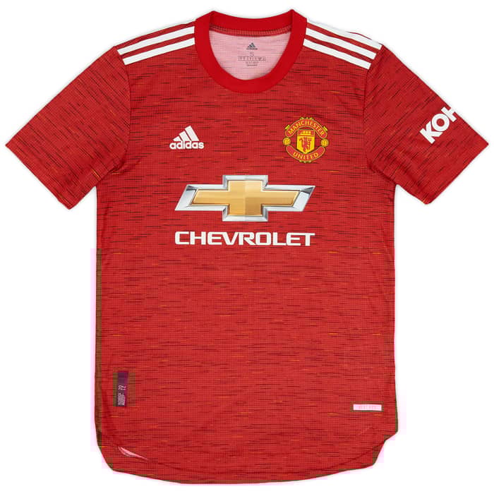2020-21 Manchester United Authentic Home Shirt Rashford #10 - 9/10 - (S)