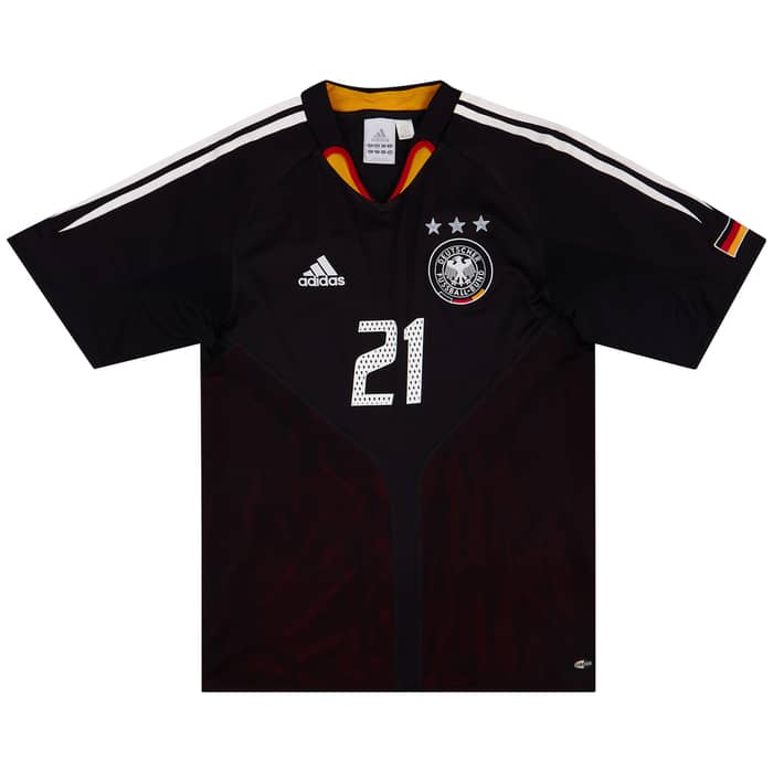 2004-06 Germany Away Shirt Lahm #21