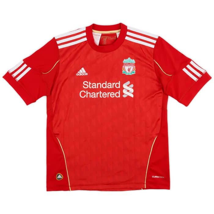 2010-12 Liverpool Home Shirt Cole #10 - 8/10 - (M.Boys)