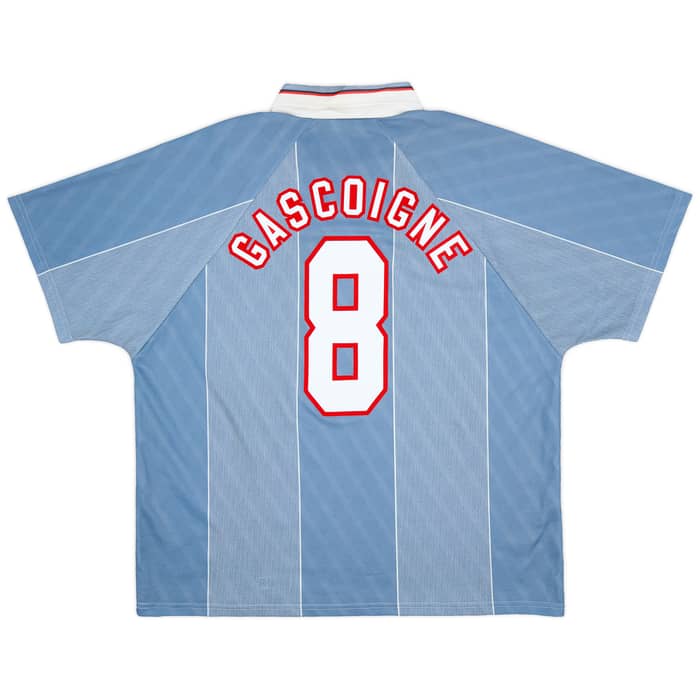 1996-97 England Away Shirt Gascoigne #8 - 9/10 - (XXL)