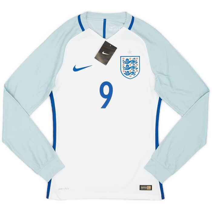 2016-17 England Player Issue Home L/S Shirt Kane #9 (S)