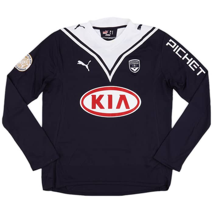2009-10 Bordeaux Match Issue Home L/S Shirt Bellion #11