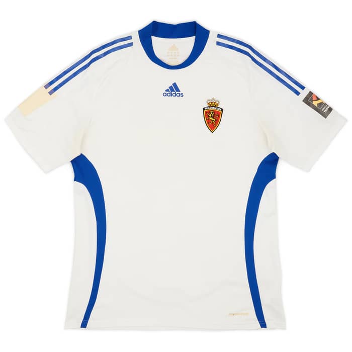2009-10 Real Zaragoza Player Issue Home Shirt - 5/10 - (L)