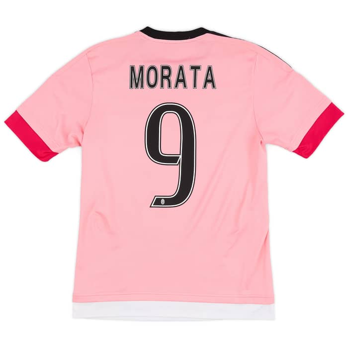 2015-16 Juventus Away Shirt Morata #9 - 6/10 - (S)