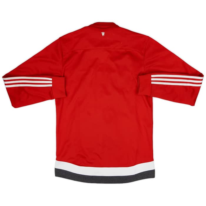 2015-16 Manchester United adidas Track Jacket - 6/10 - (S)