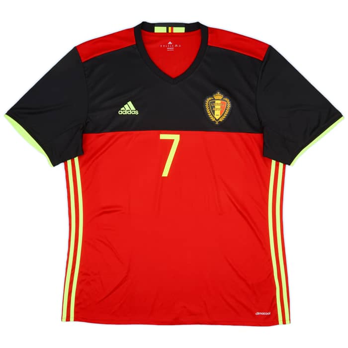 2016-17 Belgium Home Shirt De Bruyne #7 - 6/10 - (XL)
