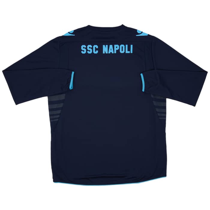 2013-14 Napoli Player Issue Training L/S Tee # -7/10 - (XL)