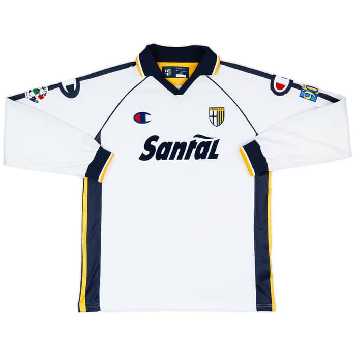 2003-04 Parma Signed Home L/S Shirt Gilardino #11 - 8/10 - (XL)