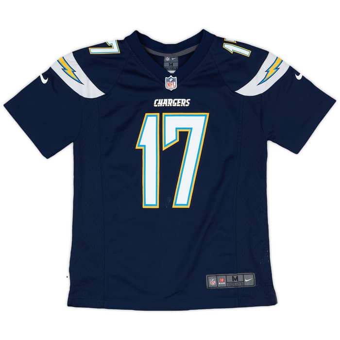 2013-16 San Diego Chargers Rivers #17 Nike Game Home Jersey - 7/10 - (M.Boys)