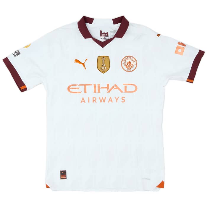 2023-24 Manchester City Match Issue Away Shirt Aké #6