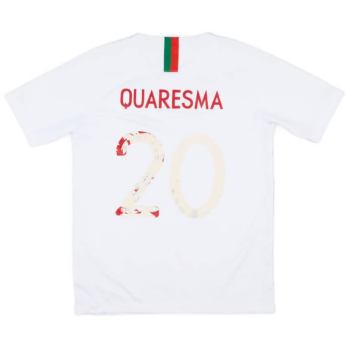 2018-19 Portugal Away Shirt Quaresma #20 - 4/10 - (XL.Boys)