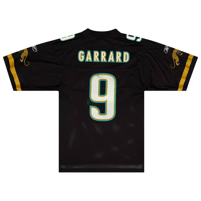 2005-06 Jacksonville Jaguars Garrard #9 Reebok On Field Jersey (Alternate) S