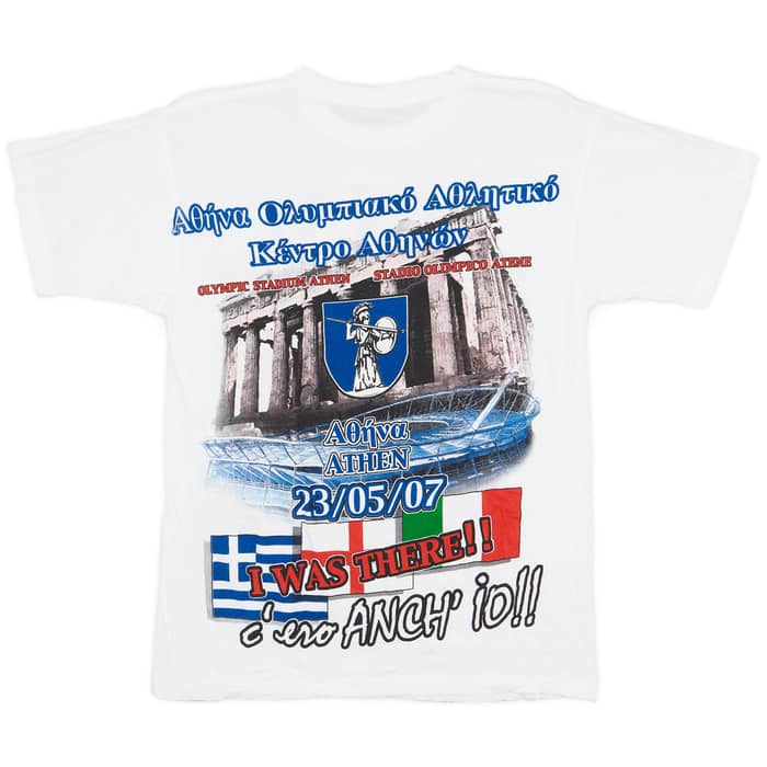 2007 AC Milan 'Champions League Final' Fan Tee - 9/10 - (L)