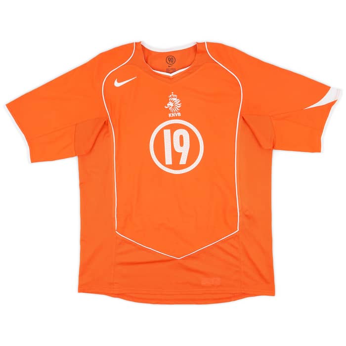 2004-06 Netherlands Home Shirt Robben #19 - 9/10 - (L)