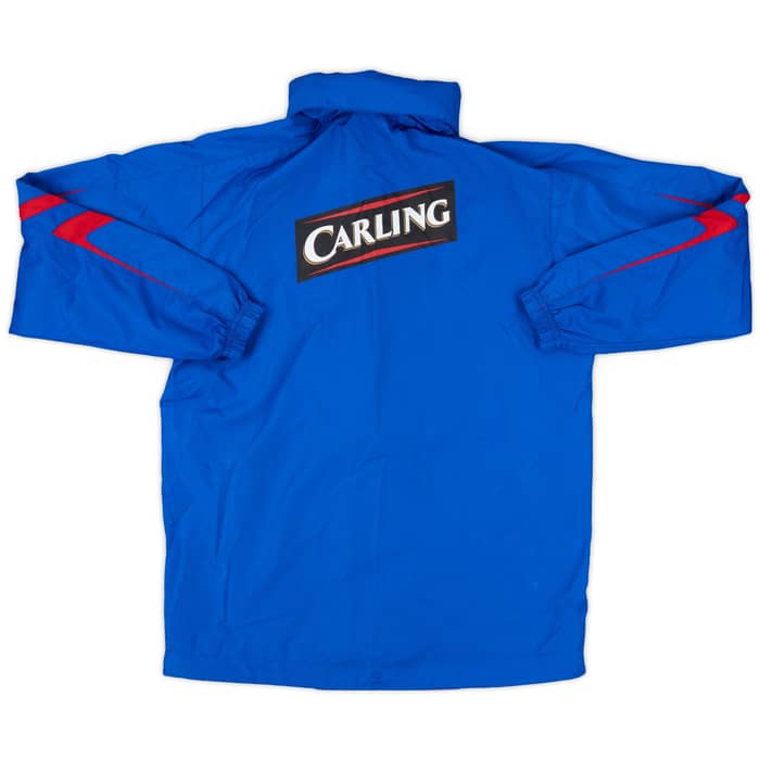 2006-07 Rangers Umbro Hooded Rain Jacket - 10/10 - (M.Boys)
