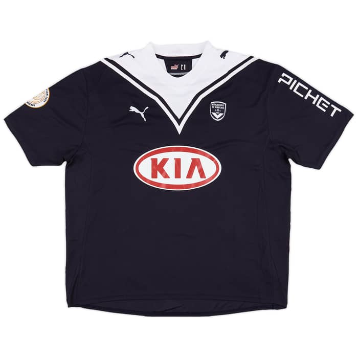 2009-10 Bordeaux Match Issue Home Shirt Bellion #11