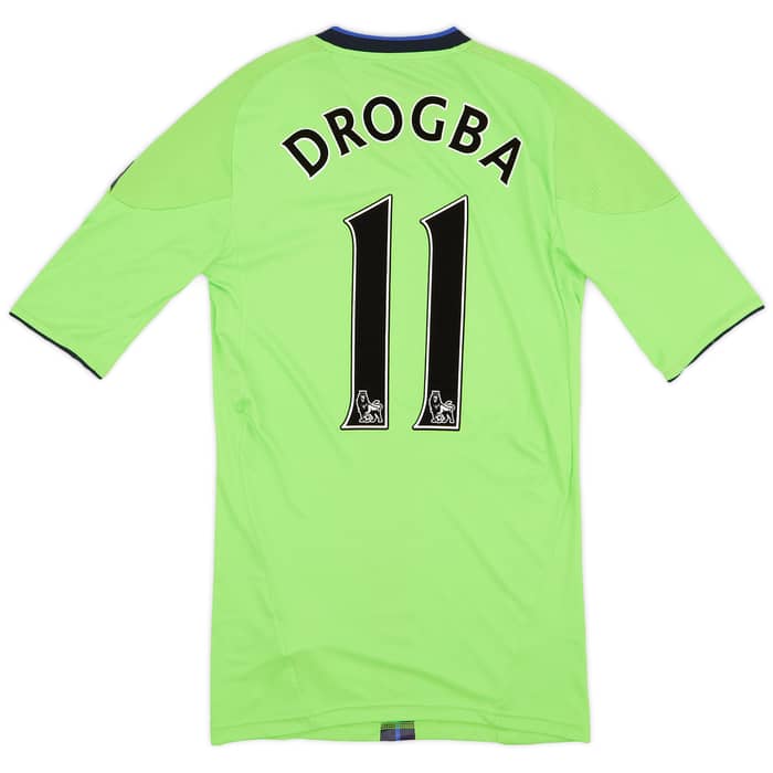 2010-11 Chelsea Player Issue TechFit Third Shirt Drogba #11 (M)