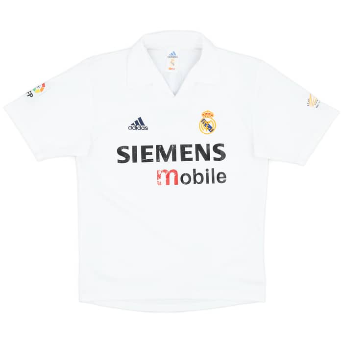 2002-03 Real Madrid Centenary Home Shirt Raul #7 - 5/10 - (S)