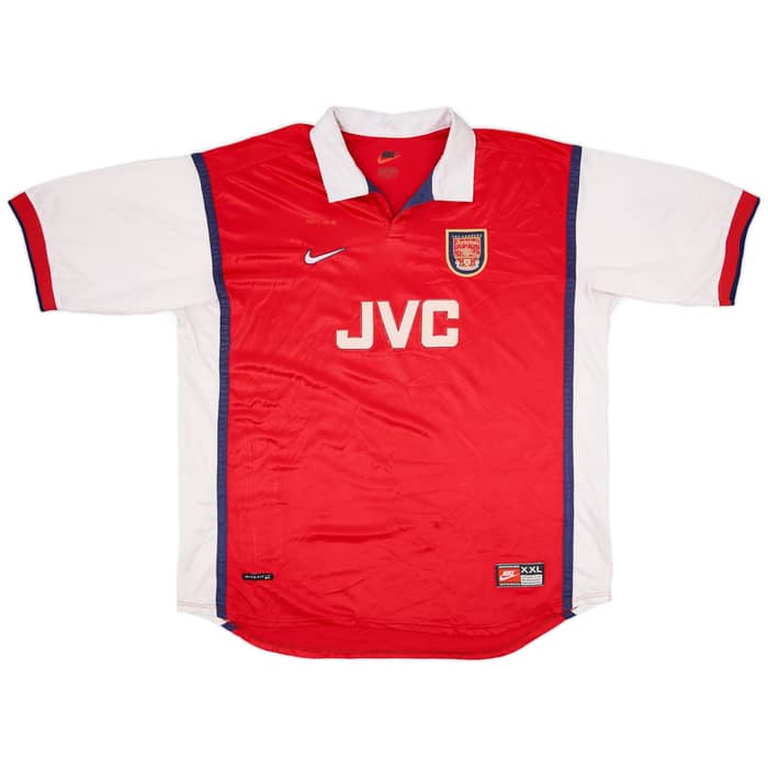1998-99 Arsenal Home Shirt Adams #6 - 6/10 - (XXL)