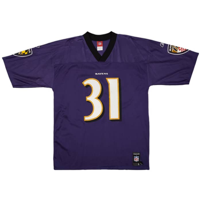 2005-06 Baltimore Ravens J.Lewis #31 Reebok Replica Home Jersey - 8/10 - (L)