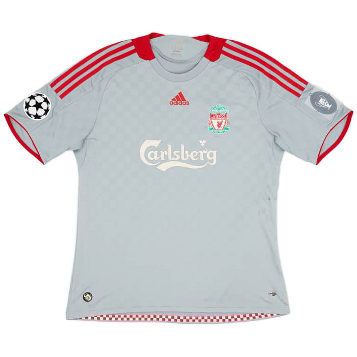 2008-09 Liverpool Away Shirt Gerrard #8 - 5/10 - (XL)