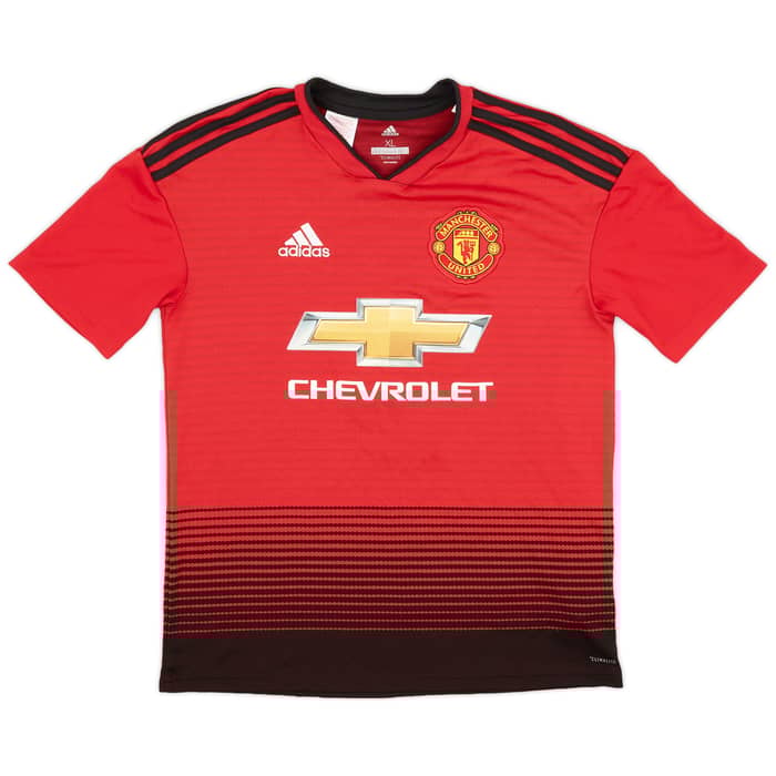 2018-19 Manchester United Home Shirt Lukaku #9 - 8/10 - (XL)
