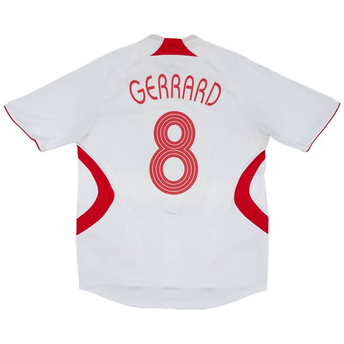 2007-08 Liverpool Away Shirt Gerrard #8 - 5/10 - (L)