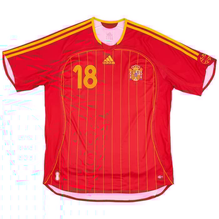 2006-08 Spain Home Shirt Cesc #18