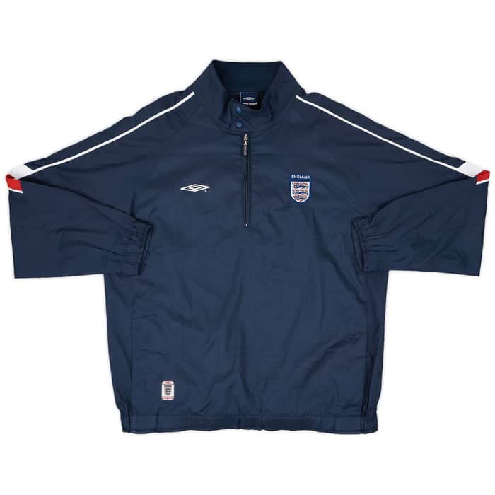 2006-07 England Umbro 1/4 Zip Drill Top - 6/10 - (L)