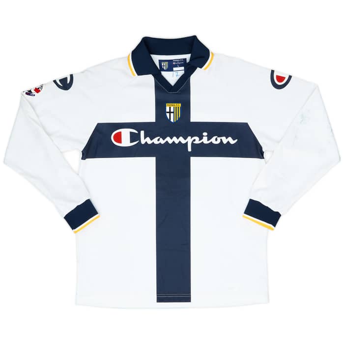 2004-05 Parma Match Issue Away Shirt Vignaroli #40