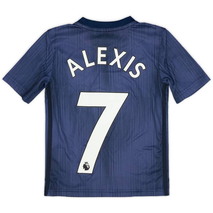 2018-19 Manchester United Third Shirt Alexis #7 - 8/10 - (7-8 Years)