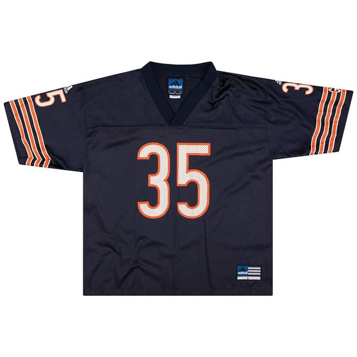 2001 Chicago Bears Thomas #35 adidas Jersey (Home) L