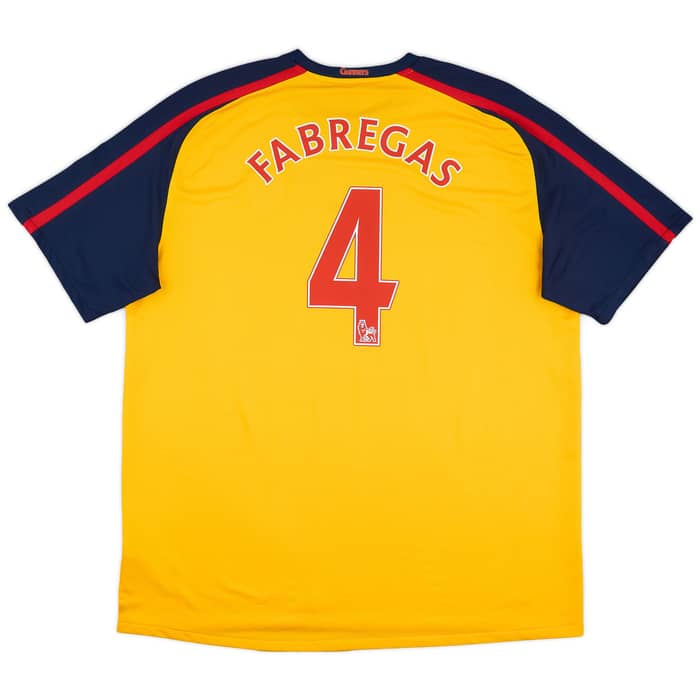 2008-09 Arsenal Away Shirt Fabregas #4