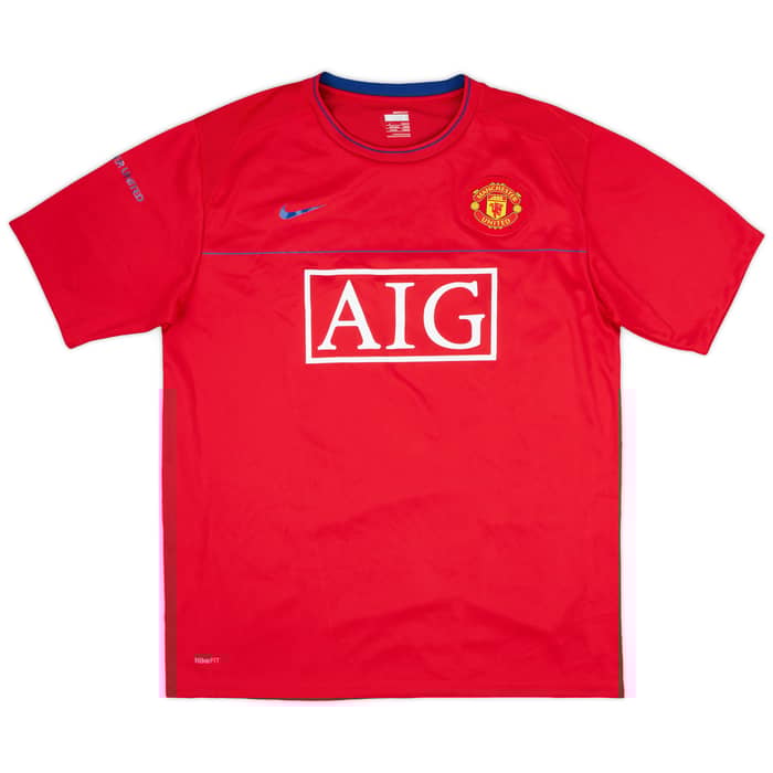 2008-09 Manchester United Nike Training Shirt - 9/10 - (L)