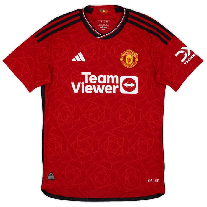 2023-24 Manchester United Authentic Home Shirt Højlund #11 - 9/10 - (M)