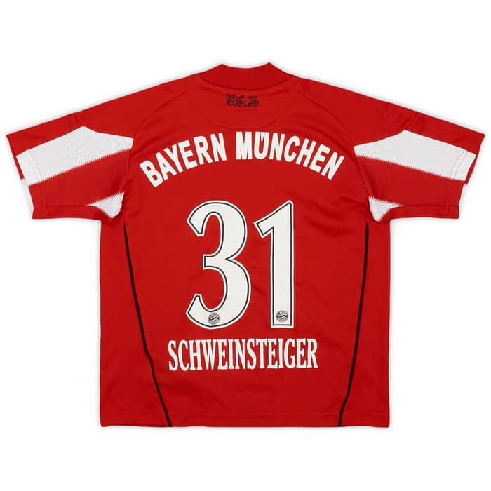 2010-11 Bayern Munich Home Shirt Schweinsteiger #31 - 6/10 - (5-6 Years)