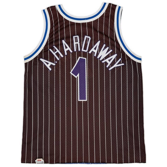 1994-98 Orlando Magic A.Hardaway #1 Champion Reversible Jersey - 7/10 - (L)