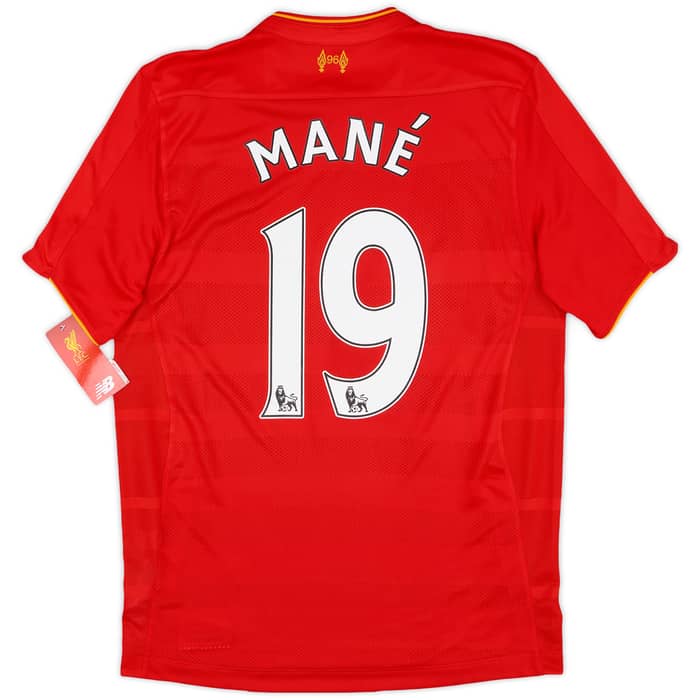 2016-17 Liverpool Home Shirt Mane #19 (S)