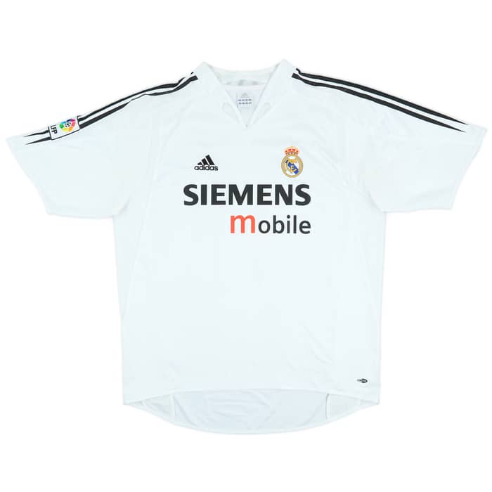 2004-05 Real Madrid Home Shirt Zidane #5 - 5/10 - (XL)