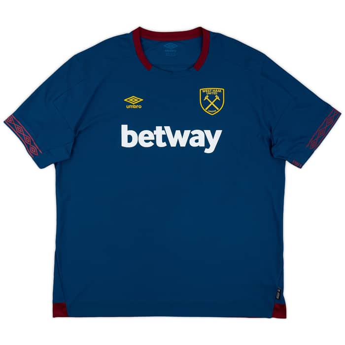 2018-19 West Ham Away Shirt Noble #16 - 9/10 - (4XL)