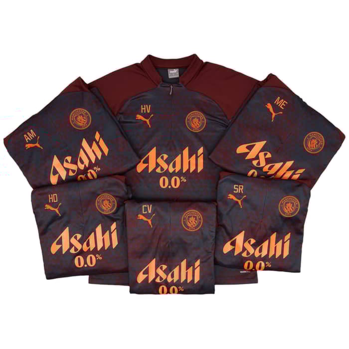 2023-24 Manchester City Staff Issue 1/4 Zip Training Top - 5/10