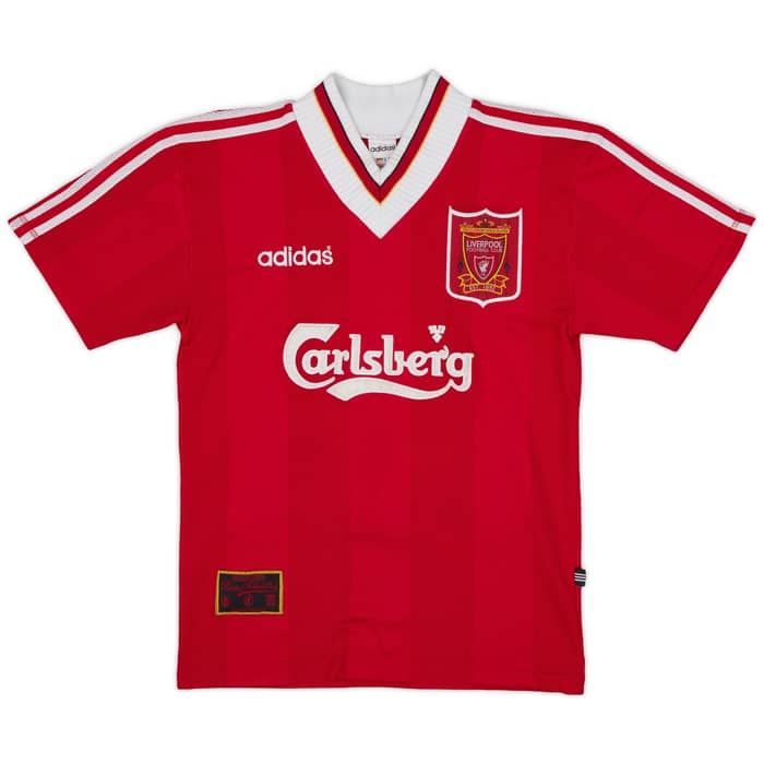 1995-96 Liverpool Home Shirt Rush #9 - 7/10 - (S)