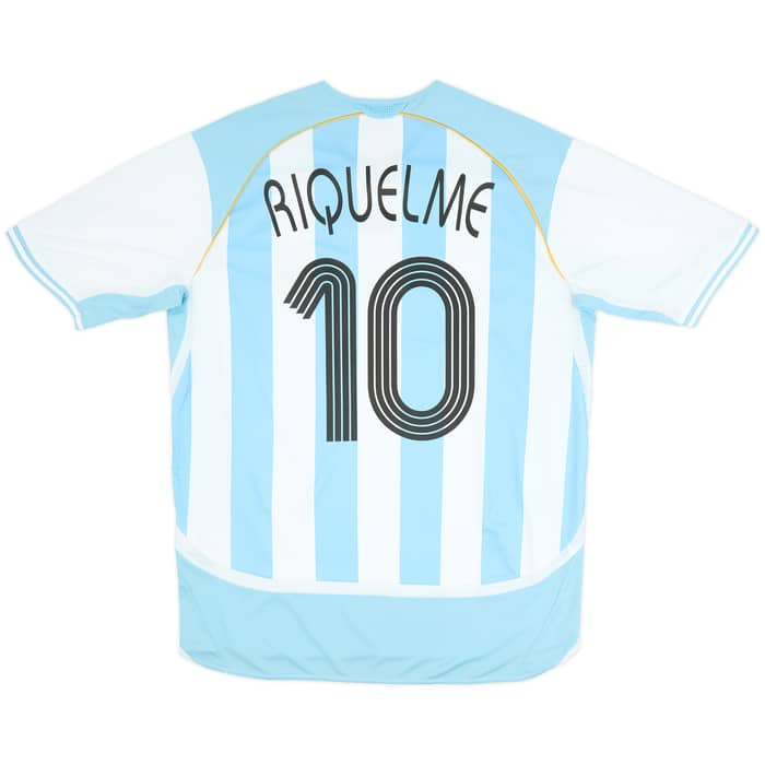 2006 Argentina adidas Reissue Home Shirt Riquelme #10