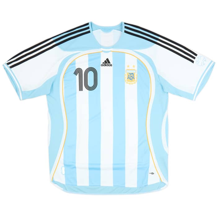 2006 Argentina adidas Reissue Home Shirt Riquelme #10