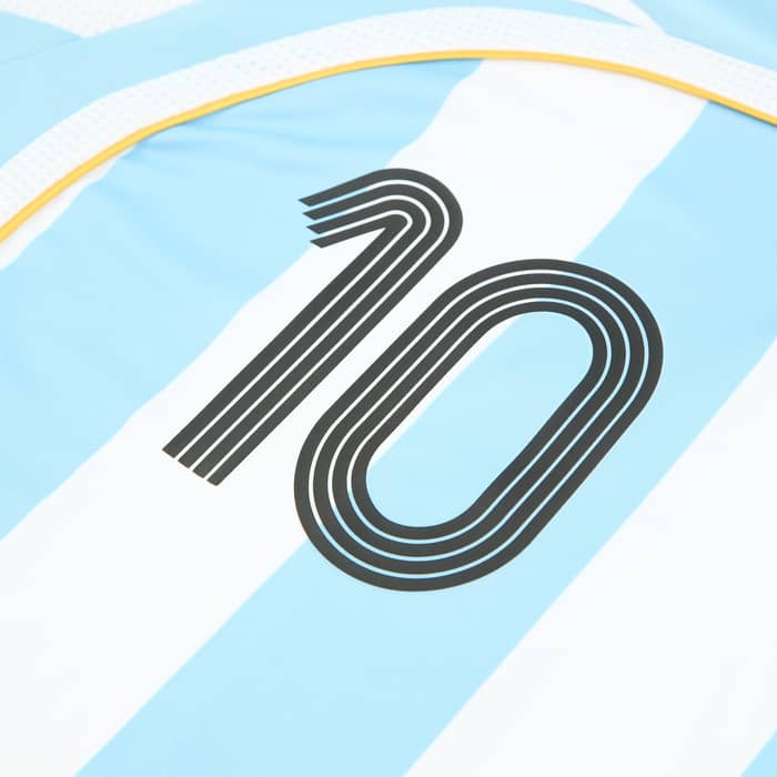 2006 Argentina adidas Reissue Home Shirt Riquelme #10