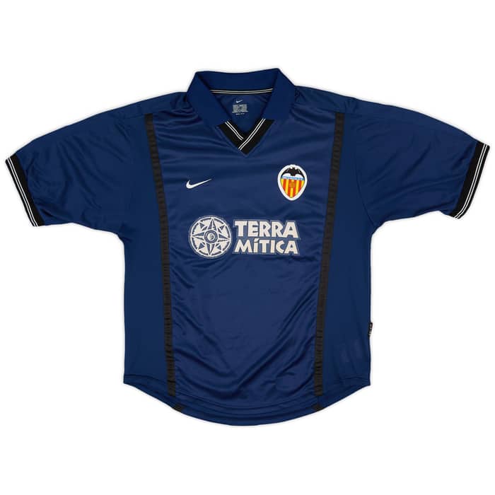 2000-01 Valencia Away Shirt Aimar #22 - 6/10 - (M)