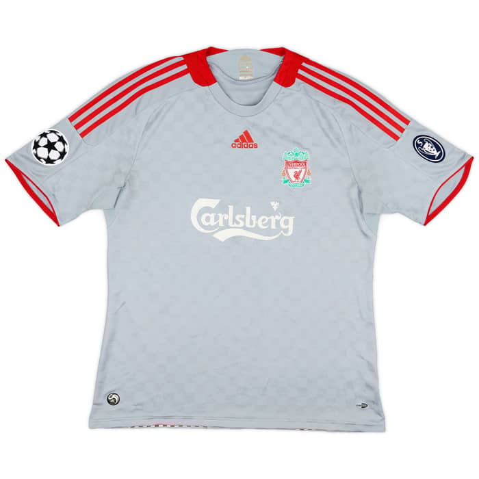 2008-09 Liverpool Away Shirt Gerrard #8 - 5/10 - (XL)